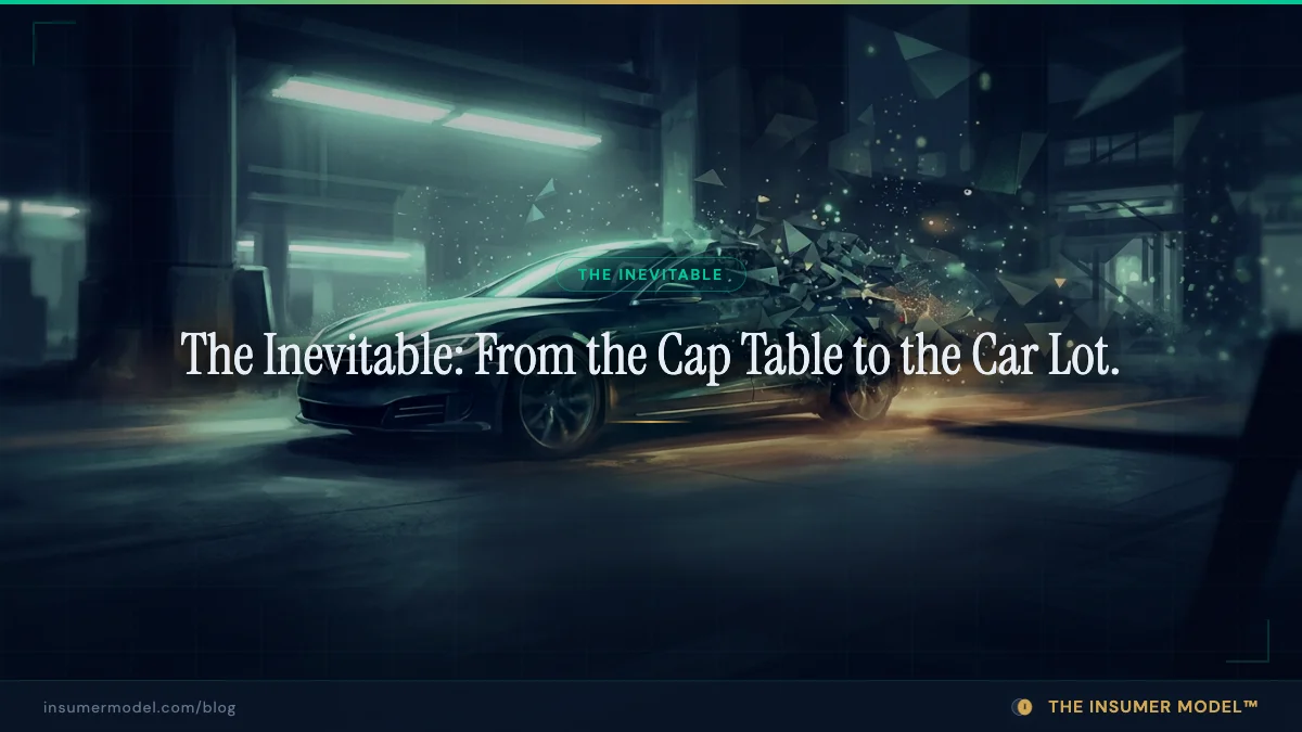 The Inevitable: From the Cap Table to the Car Lot.
