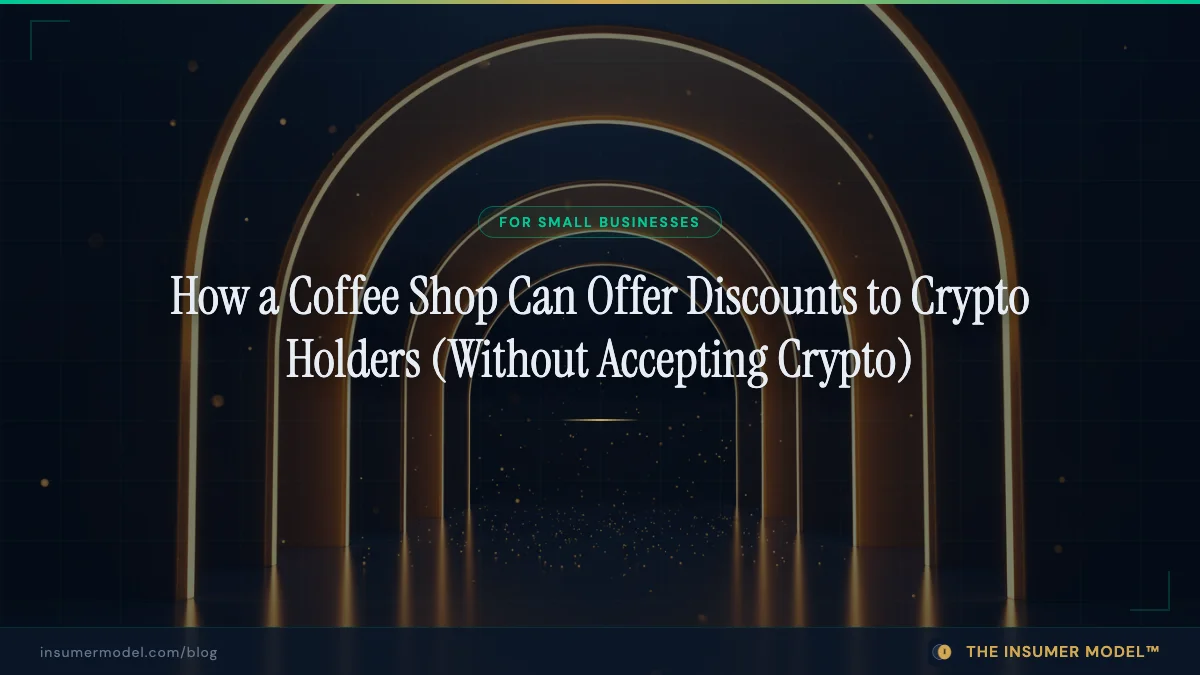 How a Coffee Shop Can Offer Discounts to Crypto Holders