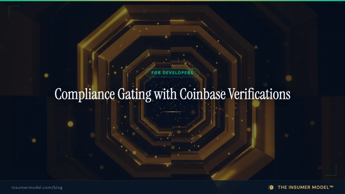 Compliance Gating with Coinbase Verifications