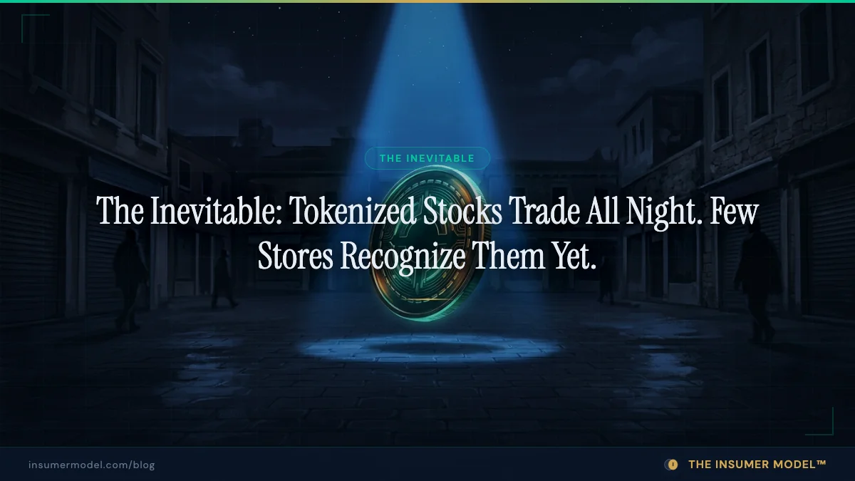 The Inevitable: Tokenized Stocks Trade All Night. Few Stores Recognize Them Yet.
