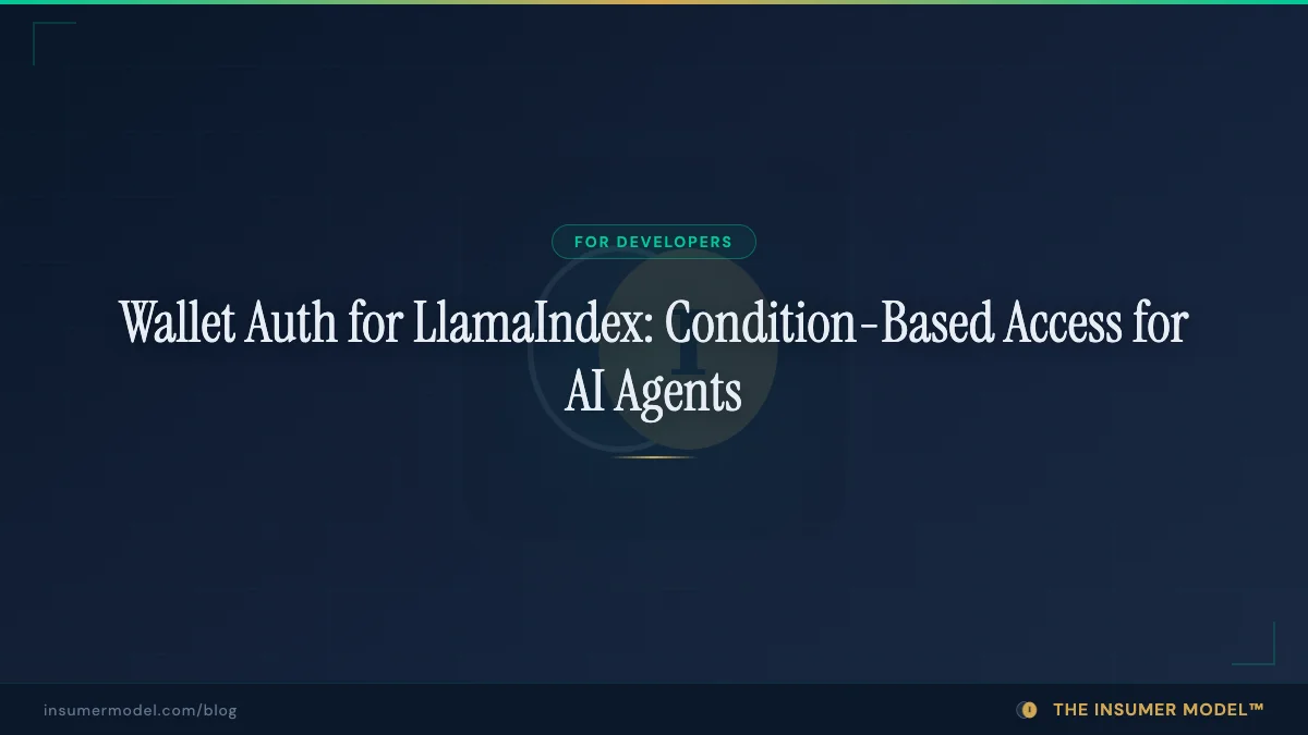 Wallet Auth for LlamaIndex: Condition-Based Access for AI Agents