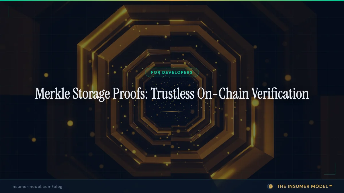 Merkle Storage Proofs: Trustless On-Chain Verification Without Running a Node