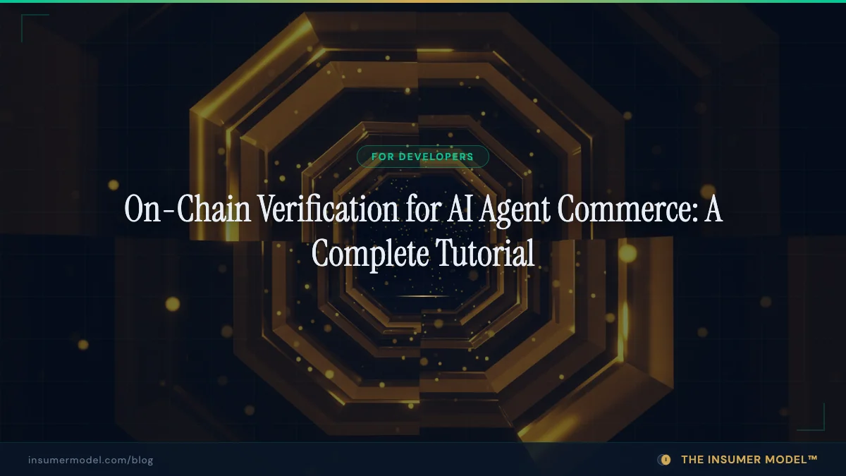 On-Chain Verification for AI Agent Commerce: A Complete Tutorial