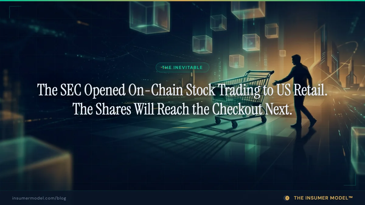 The Inevitable: The SEC Opened On-Chain Stock Trading to US Retail. The Shares Will Reach the Checkout Next.