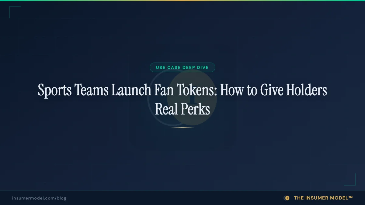 Sports Teams Launch Fan Tokens: How to Give Holders Real Perks