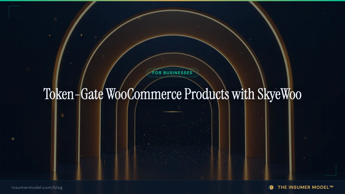 Token-Gate WooCommerce Products with SkyeWoo