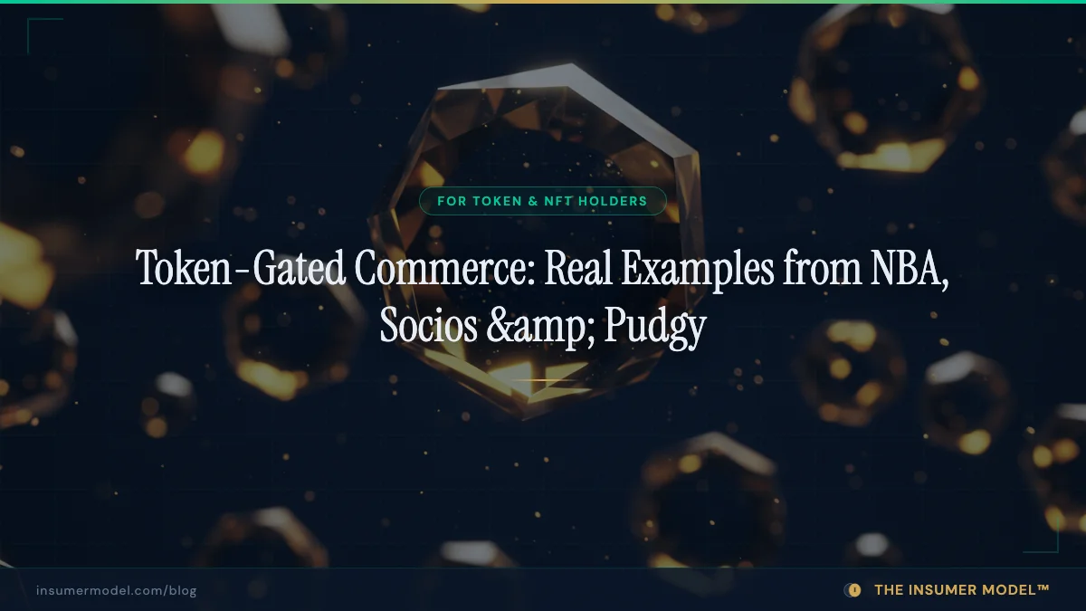 Token-Gated Commerce: Real Examples from NBA, Socios & Pudgy
