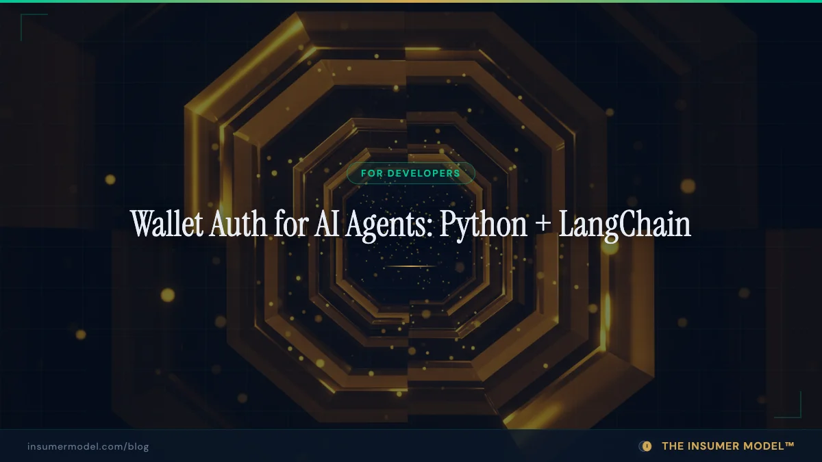 Wallet Auth for AI Agents: Python + LangChain Tutorial