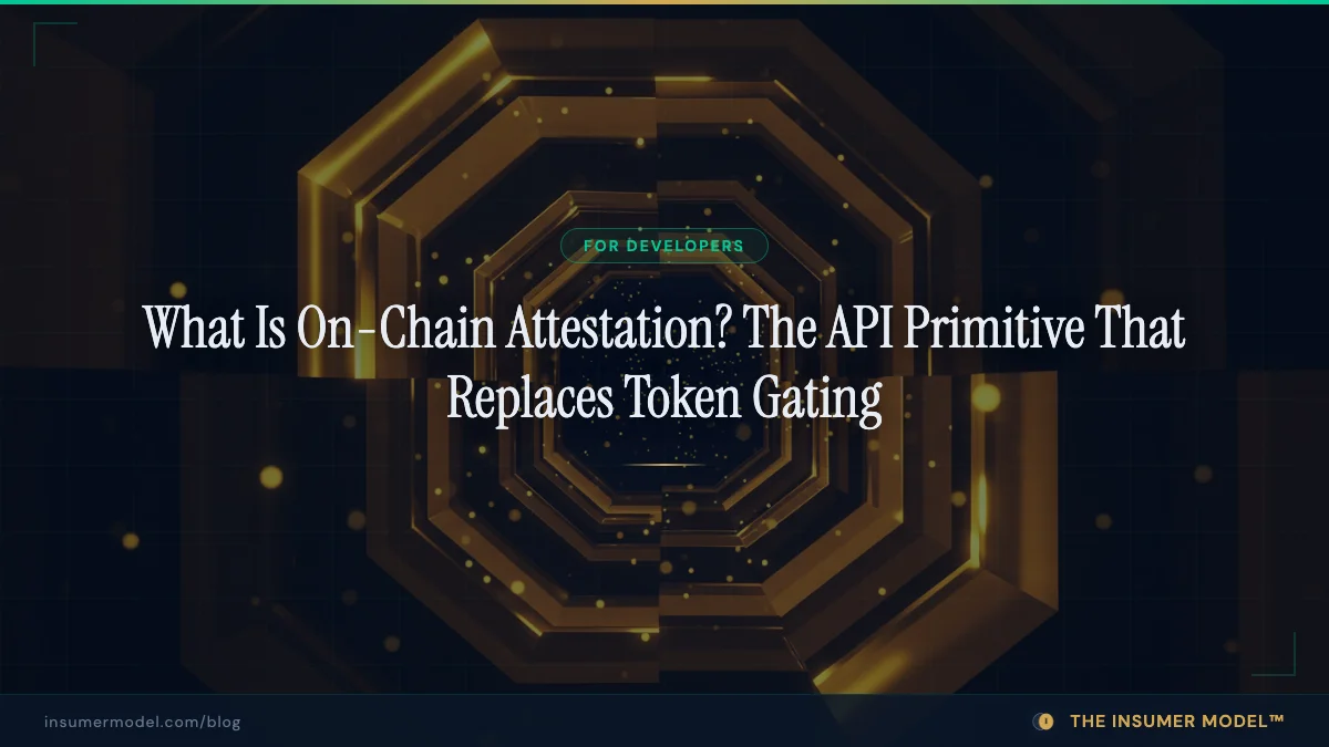 What Is On-Chain Attestation? The API Primitive That Replaces Token Gating