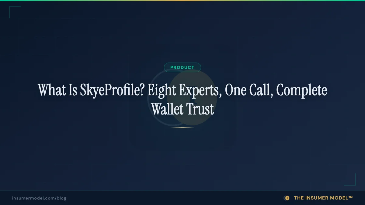 What Is SkyeProfile? Eight Experts, One Call, Complete Wallet Trust