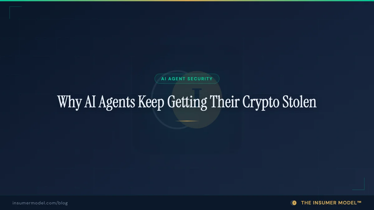 Why AI Agents Keep Getting Their Crypto Stolen